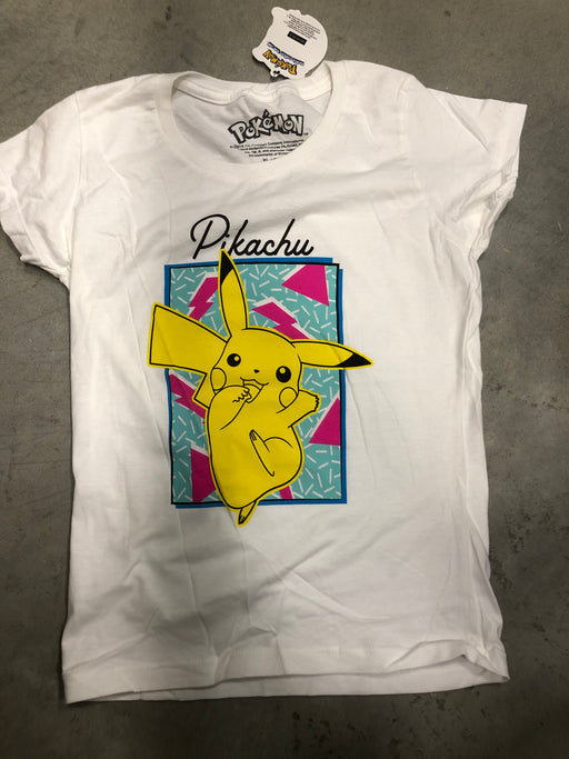 Pokemon Pikachu Child Size White T-Shirt - Pastime Sports & Games