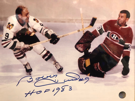 Bobby Hull Autographed 11X14 Chicago Blackhawks (Scoring) - Pastime Sports & Games