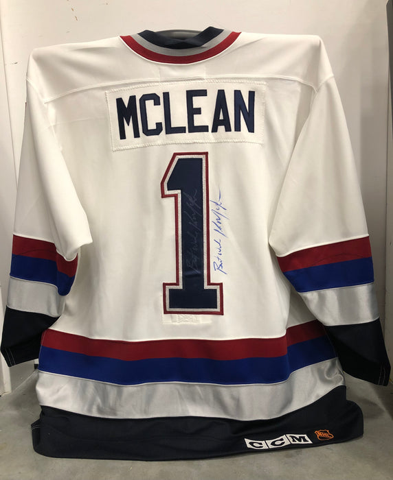 Kirk McLean Autographed Alumni Vancouver Canucks Hockey Jersey - Pastime Sports & Games