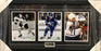Toronto Maple Leafs - Frank Mahovlich /Auston Matthews / Tie Domi Triple 8X10 Framed Photo - Pastime Sports & Games
