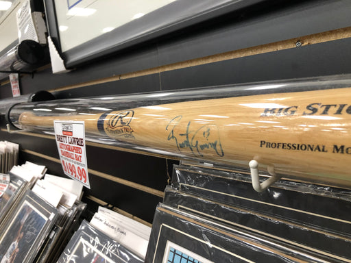 Brett Lawrie Autographed Baseball Bat - Pastime Sports & Games