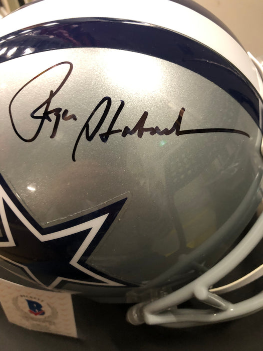 Roger Staubach Autographed Dallas Cowboys Full Size Football Helmet - Pastime Sports & Games