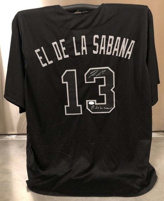 Ronald Acuña Jr. "El De La Sabana" Autographed Custom Atlanta Baseball Jersey - Pastime Sports & Games