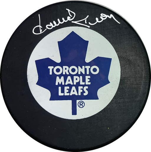 Dave Keon Autographed Toronto Maple Leafs Hockey Puck - Pastime Sports & Games
