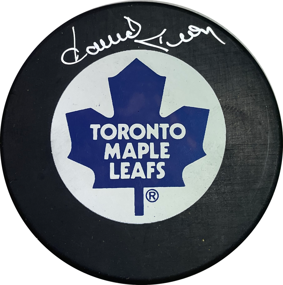 Dave Keon Autographed Toronto Maple Leafs Hockey Puck - Pastime Sports & Games