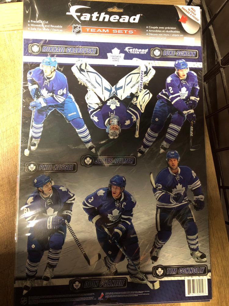 NHL Team Sets Fathead Toronto Maple Leafs - Pastime Sports & Games