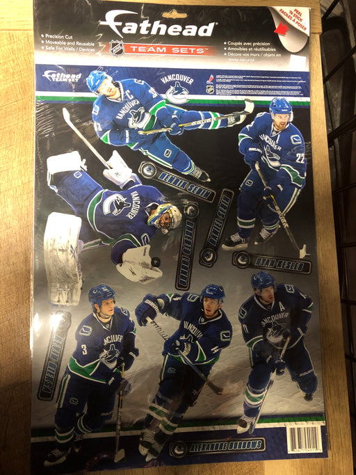 NHL Team Sets Fathead Vancouver Canucks - Pastime Sports & Games