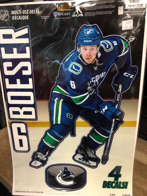 NHL Multi-Use Decal Brock Boeser - Pastime Sports & Games
