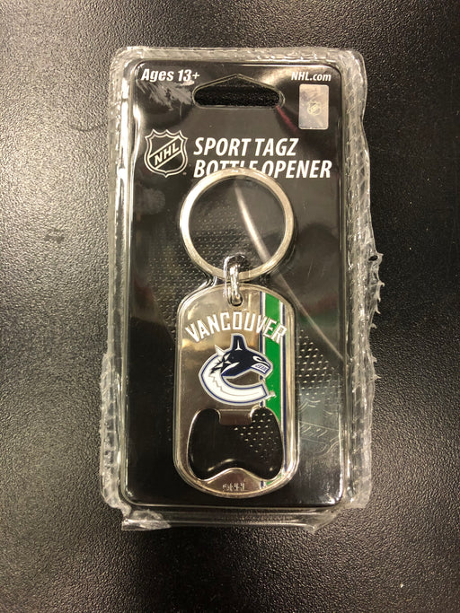 NHL Vancouver Canucks Sport Tagz Bottle Opener - Pastime Sports & Games