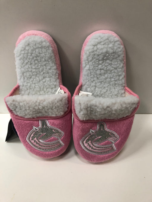 Vancouver Canucks Pink Ladies Slippers - Pastime Sports & Games