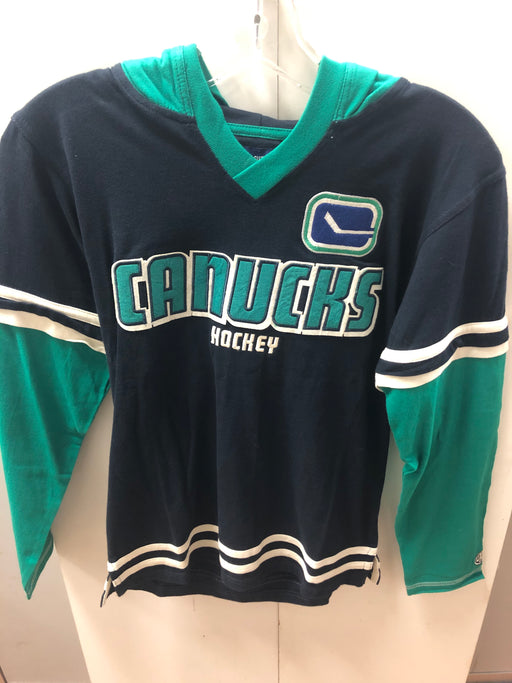 NHL Vancouver Canucks Stick Logo Womens Long Sleeve - Pastime Sports & Games