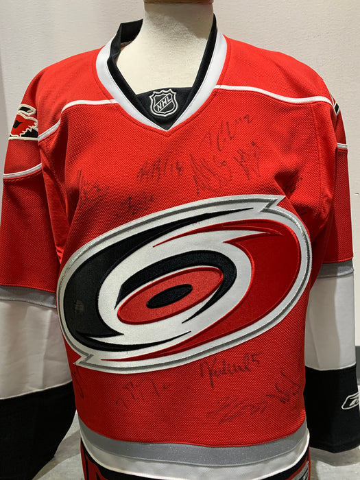 Carolina Hurricanes 2005/06 Stanley Cup Winning Team Autographed Hockey Jersey - Pastime Sports & Games