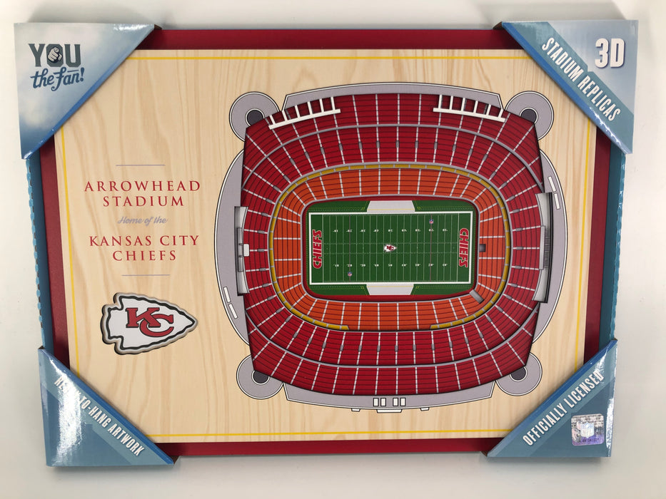 NFL Stadium View 3D Wall Art - Pastime Sports & Games