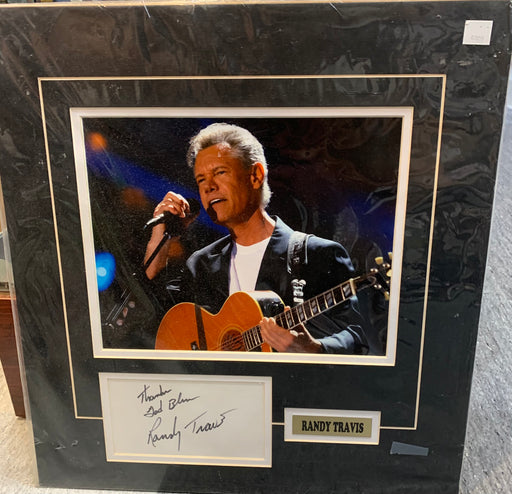 Randy Travis Autographed Celebrity Matted Photo - Pastime Sports & Games