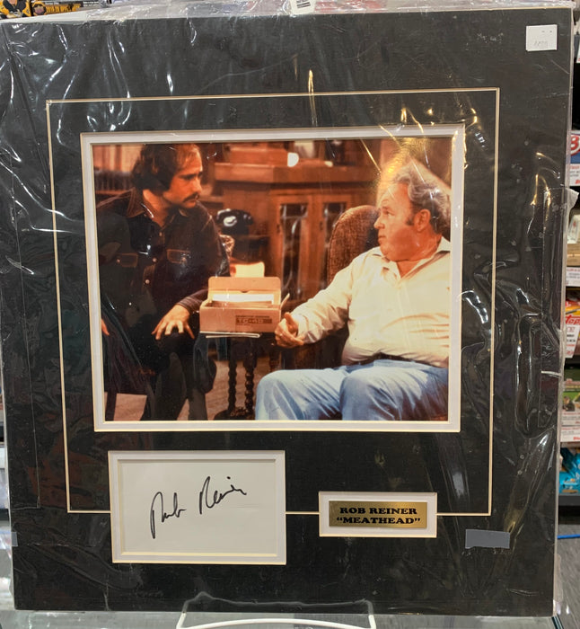 Rob Reiner "Meathead" Autographed Celebrity Matted Photo - Pastime Sports & Games