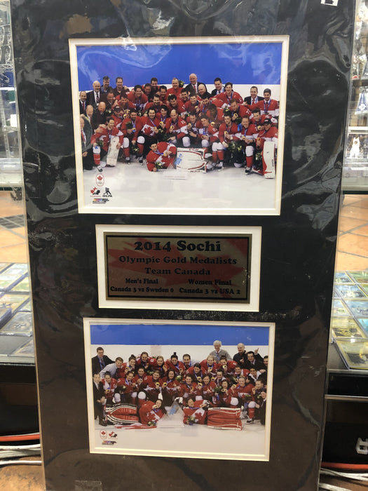 2014 Sochi Olympic Gold Medalists Team Canada Framed Photos - Pastime Sports & Games