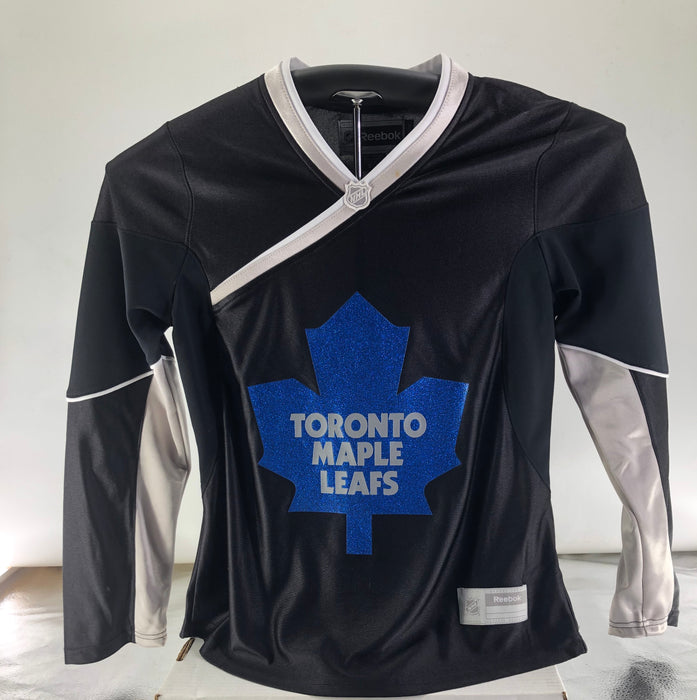 Toronto Maple Leafs Reebok Black Womans Hockey Jersey - Pastime Sports & Games
