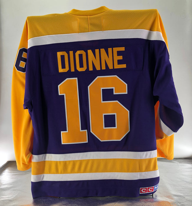 Marcel Dionne CCM Mens Purple Hockey Jersey
