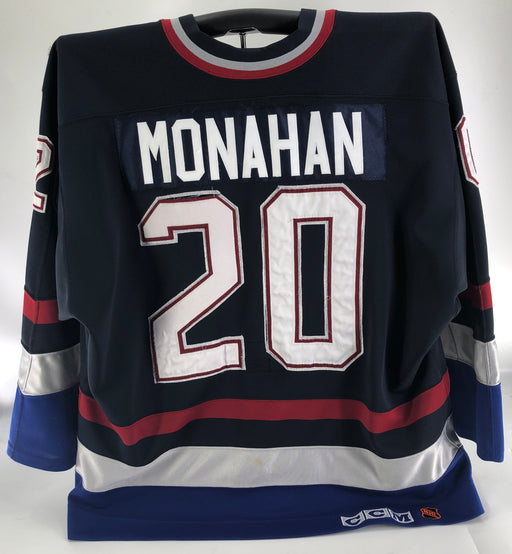 Garry Monahan Game Worn Vancouver Canucks Alumni Jersey CCM - Pastime Sports & Games