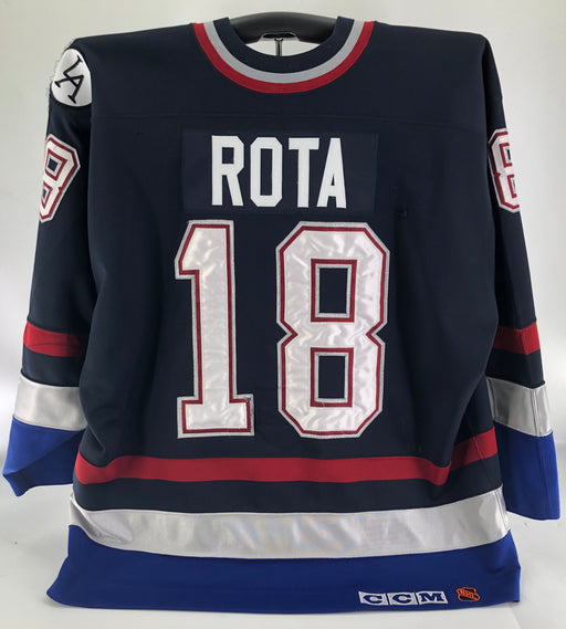 Darcy Rota Game Worn Vancouver Canucks Alumni Jersey CCM - Pastime Sports & Games