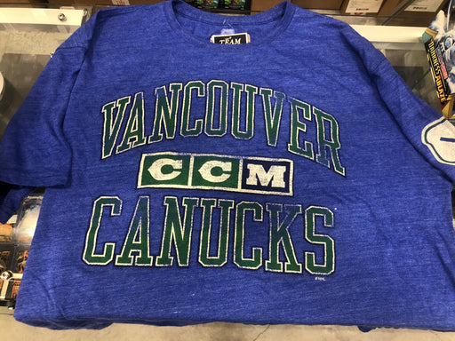 NHL Vancouver Canucks CCM Blue T-Shirt - Pastime Sports & Games
