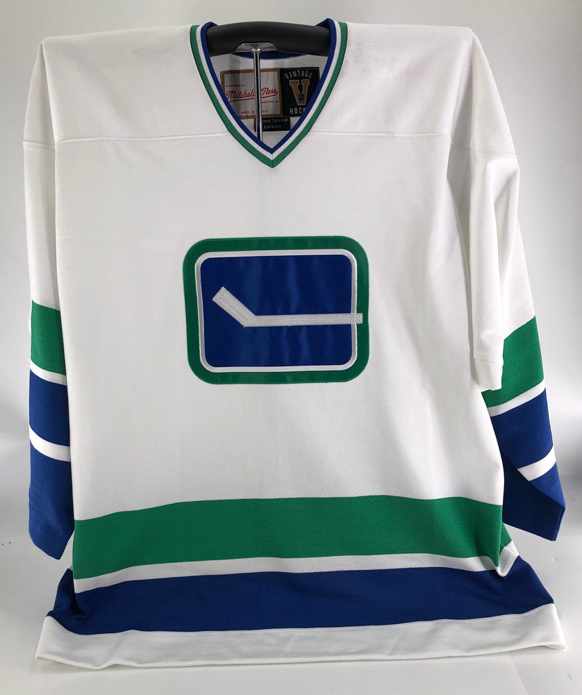 Vancouver Canucks Vintage Stick Logo Special Alumni Edition Jersey