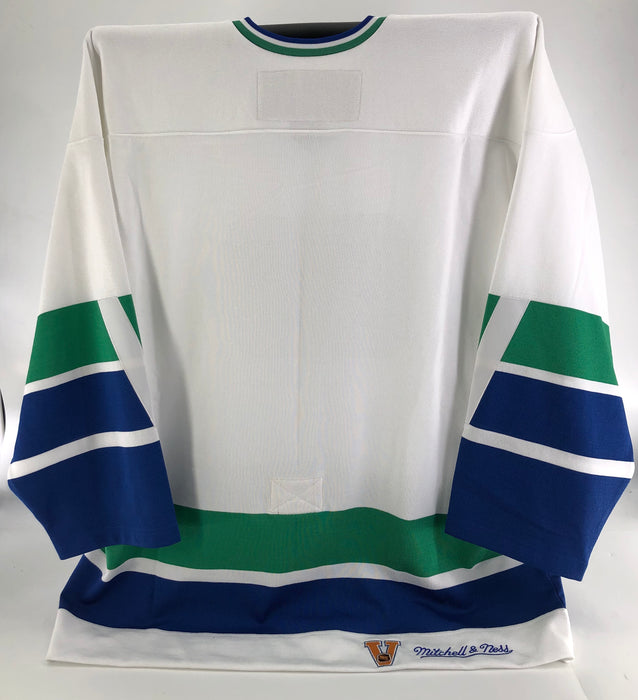 Vancouver Canucks Vintage Stick Logo Special Alumni Edition Jersey Mitchell And Ness - Pastime Sports & Games