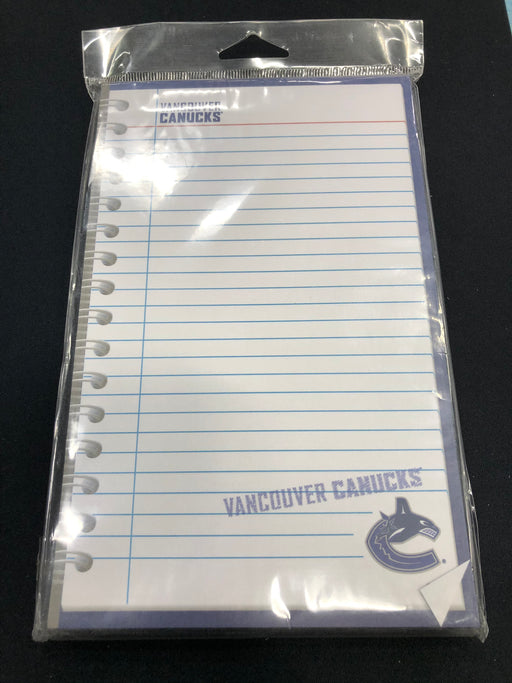 NHL Memo Pad Canucks - Pastime Sports & Games