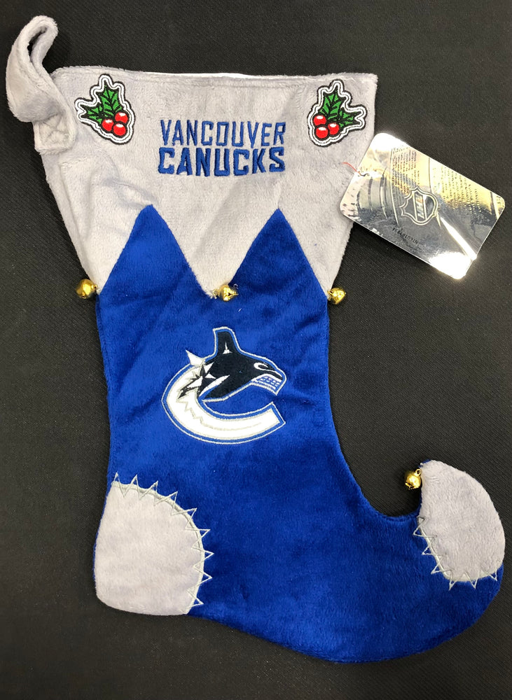 NHL Vancouver Canucks Elf Bells Stocking - Pastime Sports & Games