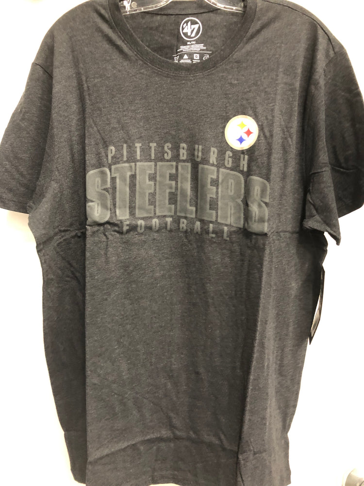 NFL Pittsburgh Steelers Small Logo Grey Mens T-Shirt - Pastime Sports & Games