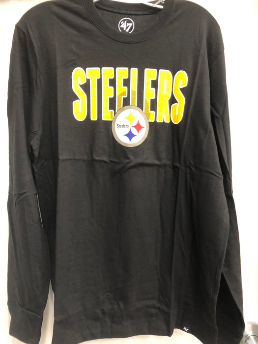 NFL Pittsburgh Steelers Long Sleeve Men Shirt - Pastime Sports & Games
