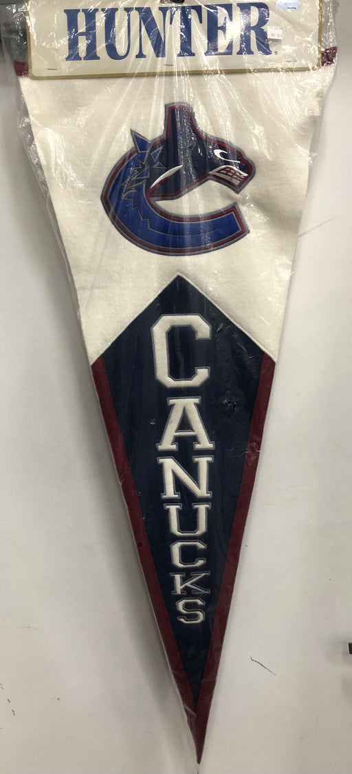 Vancouver Canucks Wool Blend Pennant - Pastime Sports & Games
