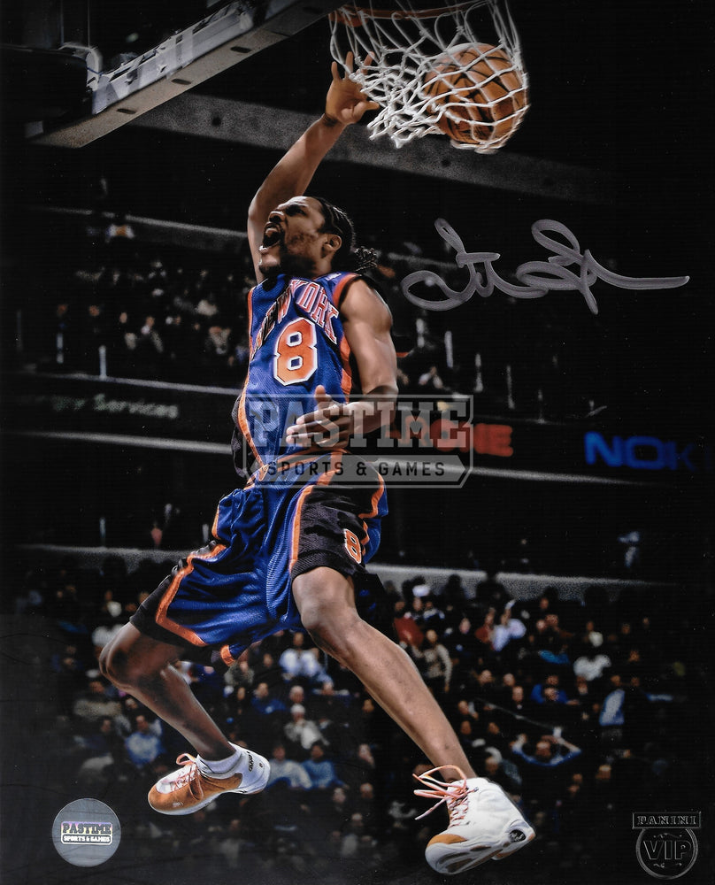 Lantrell Sprewell Autographed 8X10  New York Knicks - Pastime Sports & Games