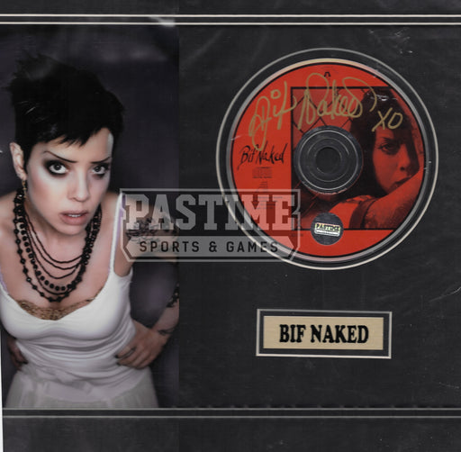 Bif Naked Autographed 11X14 CD Display - Pastime Sports & Games