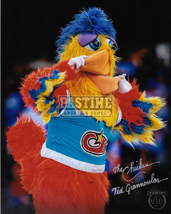 San Diego Chicken Autographed 8X10 Photo - Pastime Sports & Games