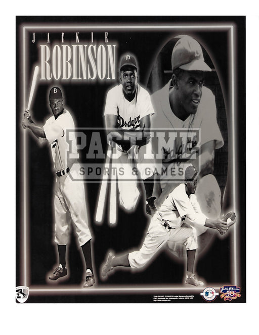 Jackie Robinson 8X10 LA Dodgers (Photo Montage) - Pastime Sports & Games