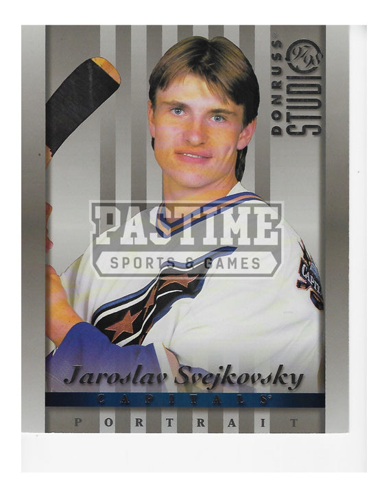 Jaroslav Svejkovsky 8X10 Washington Capitals Away Jersey (Donruss Studi Pose) - Pastime Sports & Games