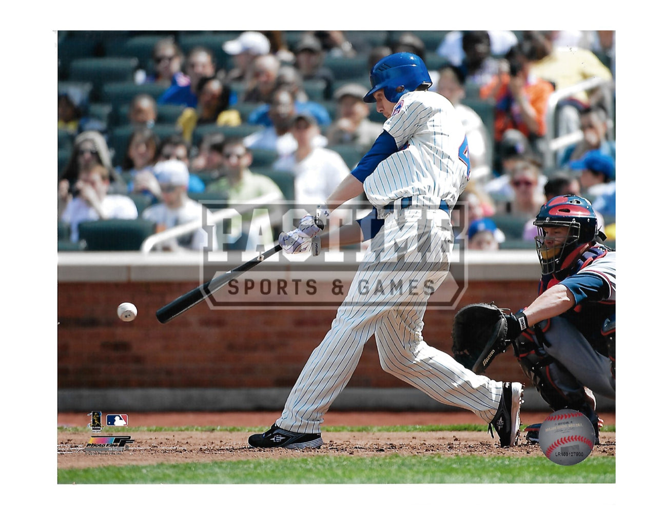 Jason Bay 8X10 New York Mets (Hitting Ball) - Pastime Sports & Games