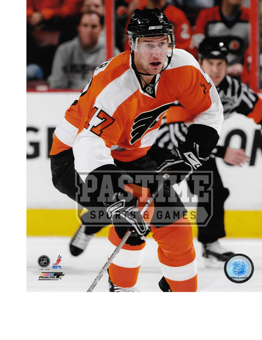 Jeff Carter 8X10 Flyers Home Jersey (Skating) - Pastime Sports & Games