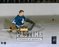 Johnny Bower 8X10 Maple Leafs Home Jersey (Saving Shot) - Pastime Sports & Games