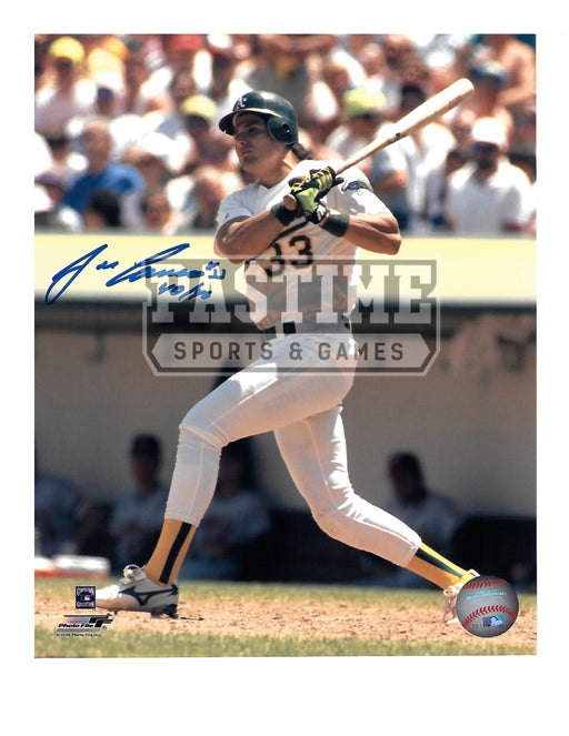 Jose Canseco Autographed 8X10 Oakland Athletics (Swinging Bat) - Pastime Sports & Games