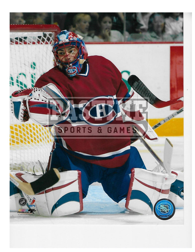 Jose Theodore 8X10 Montreal Canadians Home Jersey (Close Up) - Pastime Sports & Games