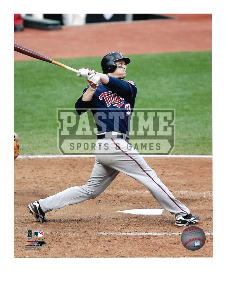 Justin Morneau 8X10 Minnesota Twins (Swinging Bat Pose 1) - Pastime Sports & Games