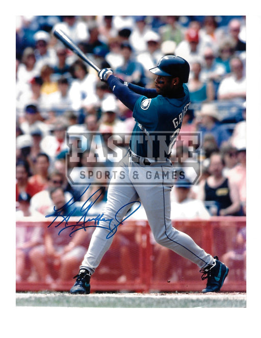 Ken Griffey Jr Autographed 8X10 Seattle Mariners (Swinging Bat) - Pastime Sports & Games