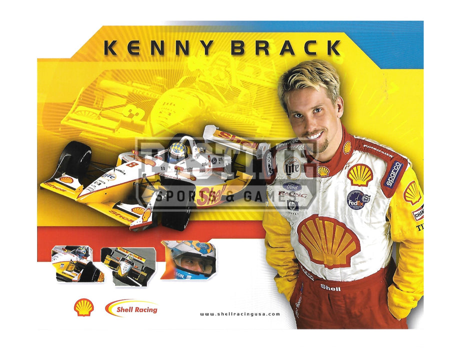 Kenny Brack 8X10 Racing (Photo Montage Pose 1) - Pastime Sports & Games