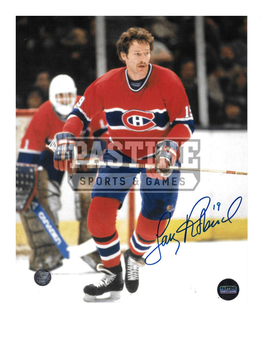 Larry Robinson Autographed 8X10 Montreal Canadians Home Jersey (Skating) - Pastime Sports & Games