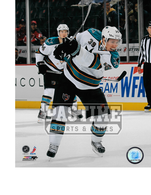 Logan Couture 8X10 Sharks Away Jersey (Action Shot) - Pastime Sports & Games