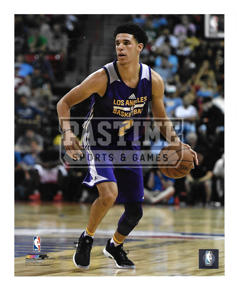 Lonzo Ball 8X10 L.A Lakers (With Ball) - Pastime Sports & Games