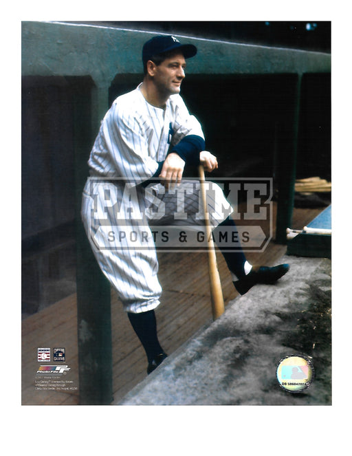 Lou Gehrig 8X10 New York Mets (In The Dugout) - Pastime Sports & Games