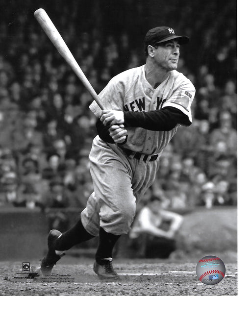 Lou Gehrig 8X10 New York Mets (Swinging Bat) - Pastime Sports & Games